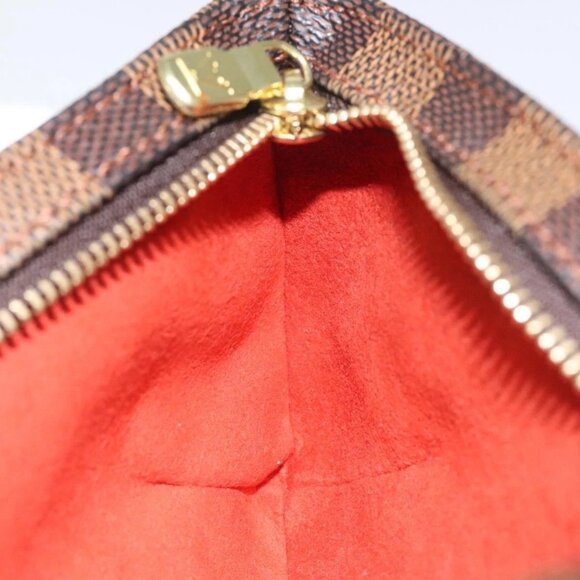 LOUIS VUITTON Damier Ebene Manosque GM Accessory Pouch N51120 LV Auth 114977 - Picture 12 of 16